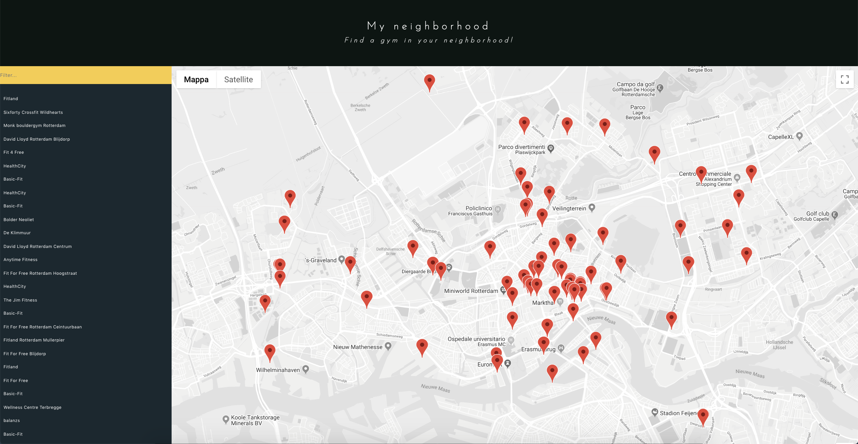 neighborhood app screenshot
